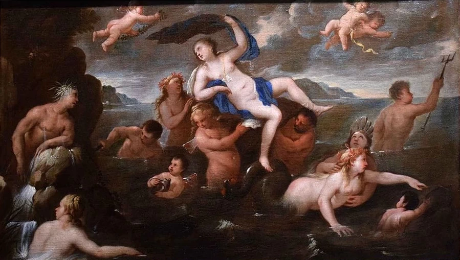 Trionfo di Galatea (bozzetto) - Luca Giordano Palazzo Como di Napoli (Museo civico Gaetano Filangieri)